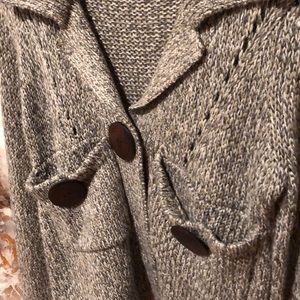 BCBG chunky cardigan sweater small